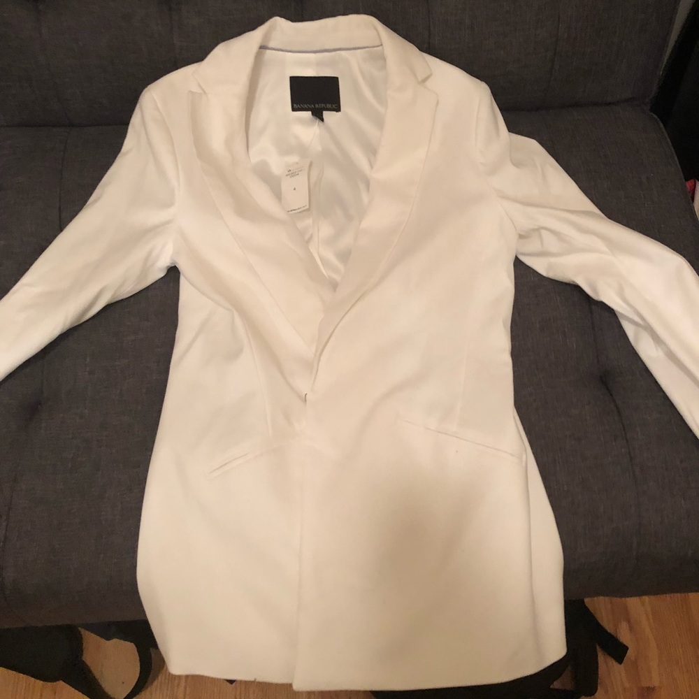 White blazer